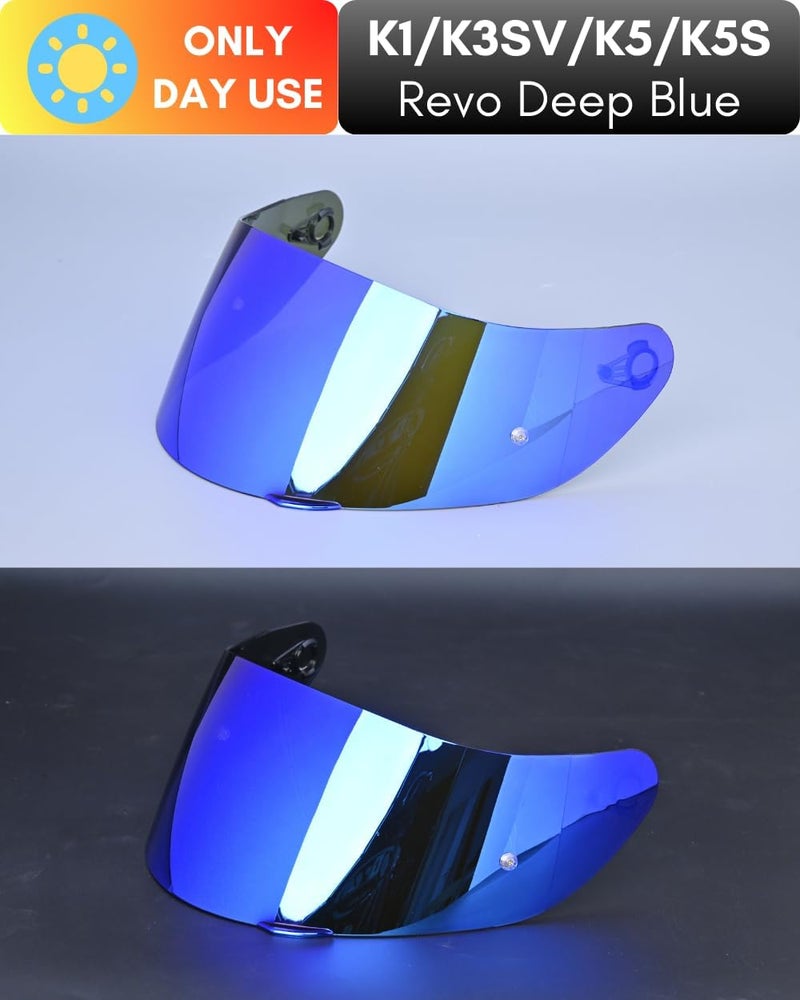 Logto Motorcycle Helmet Visor for K1 K3SV K5 K5-S Visor Helmet Visor Replacement Uv Protection Anti-Scratch, Universal - Image 5
